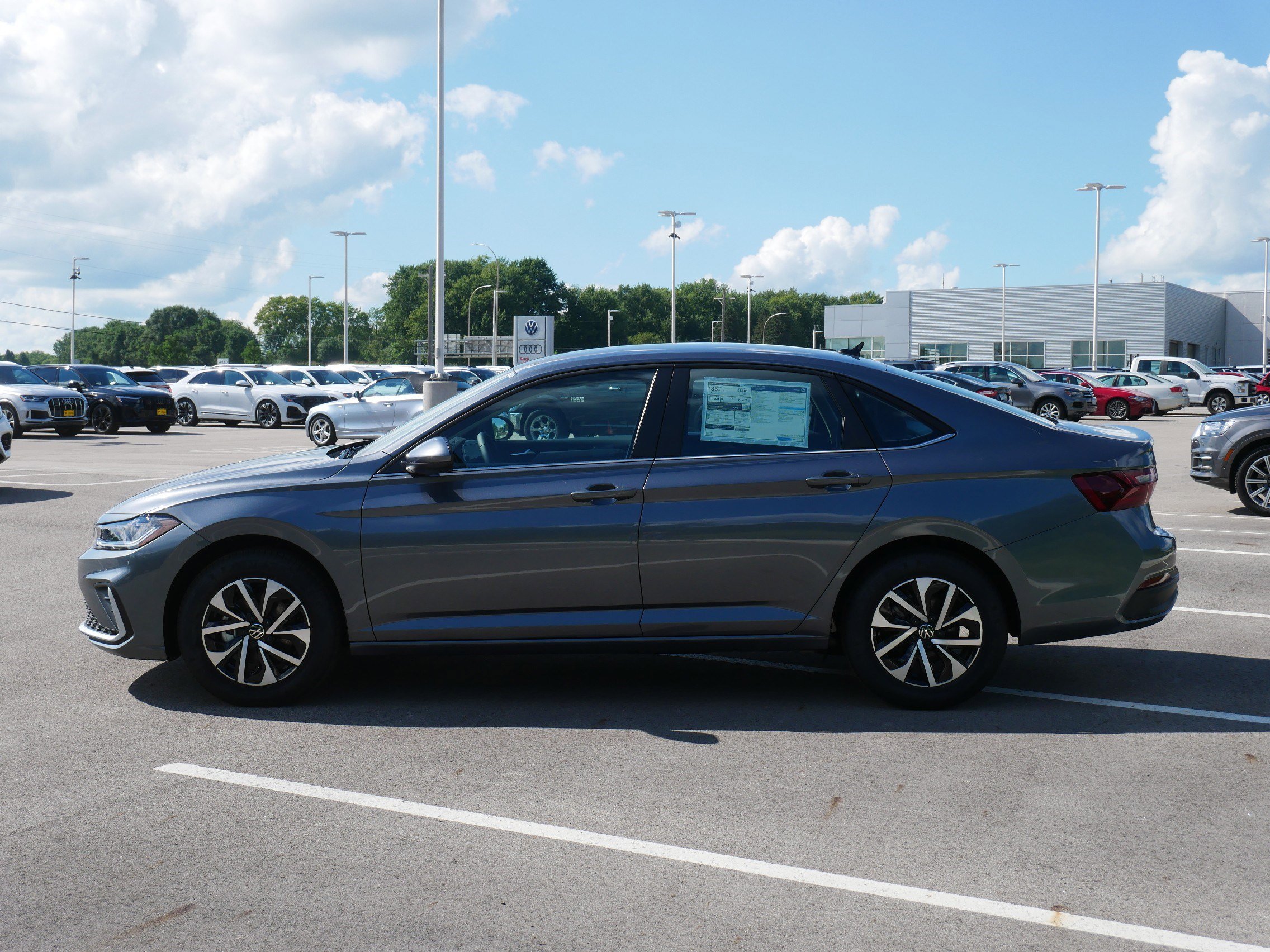 New 2025 Platinum Gray Metallic Volkswagen S image 3